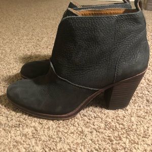 Lucky Brand black ankle booties